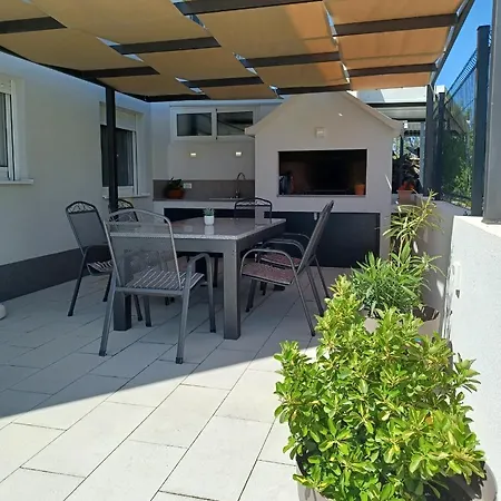 Apartment Adria Relax With Private Heated Pool Trogir Exterior photo